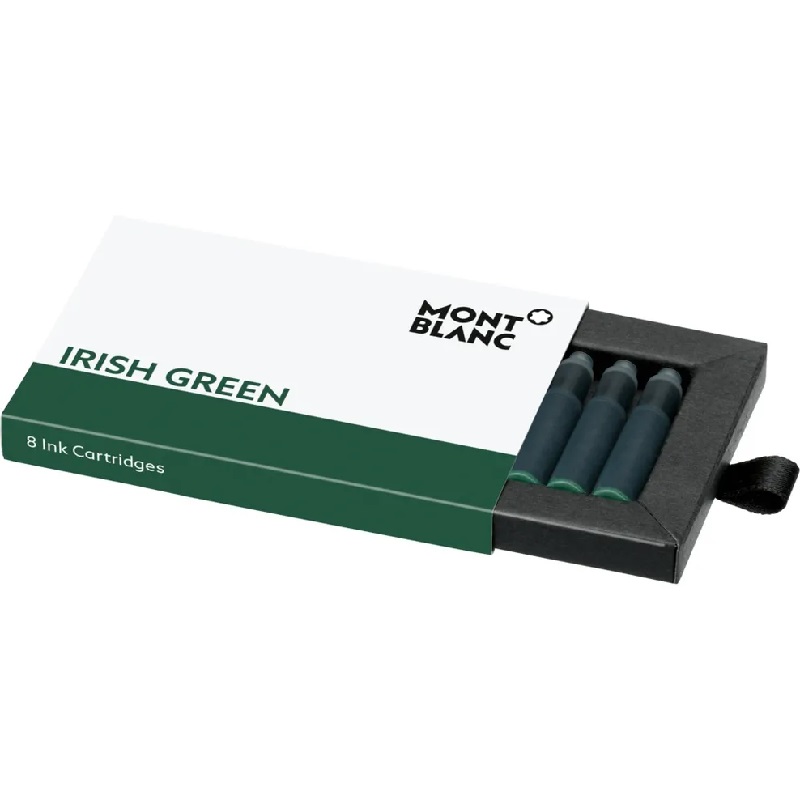 Montblanc - Ink Cartridges Irish Green 1 Pack = 8 Cartridges